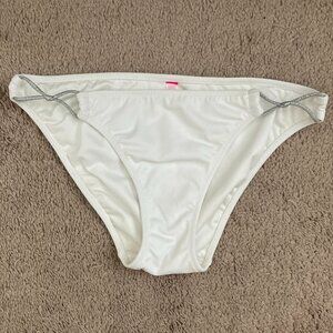 Victoria's Secret white bikini bottoms size small